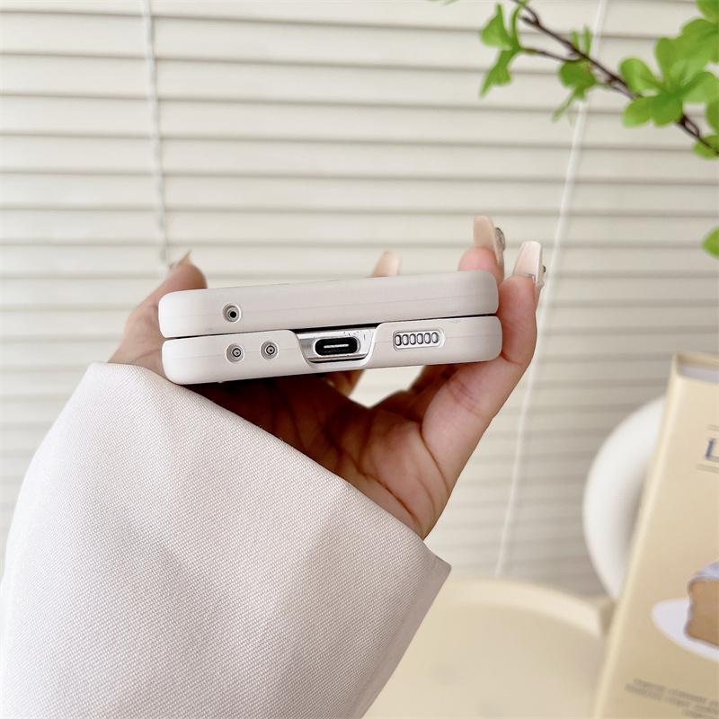 For Samsung Galaxy Z Flip 3 4 5 6 Case Z Flip5 ZFlip 5 ZFlip5 Cute Dog Bracelet Shockproof Back Cover