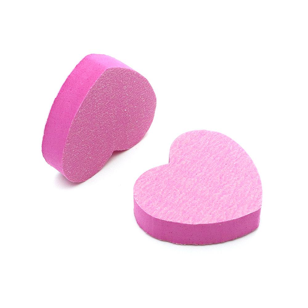 

Love Heart Nail Buffing Sponge - High Elasticity Fashion Manicure Tool