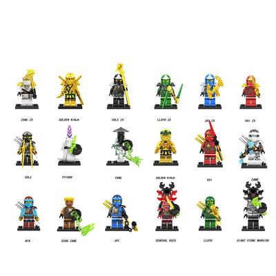GA131-148 Building Block Toys Ninjago Series Miniature Movie Minifigures Assembly Model Children Gifts