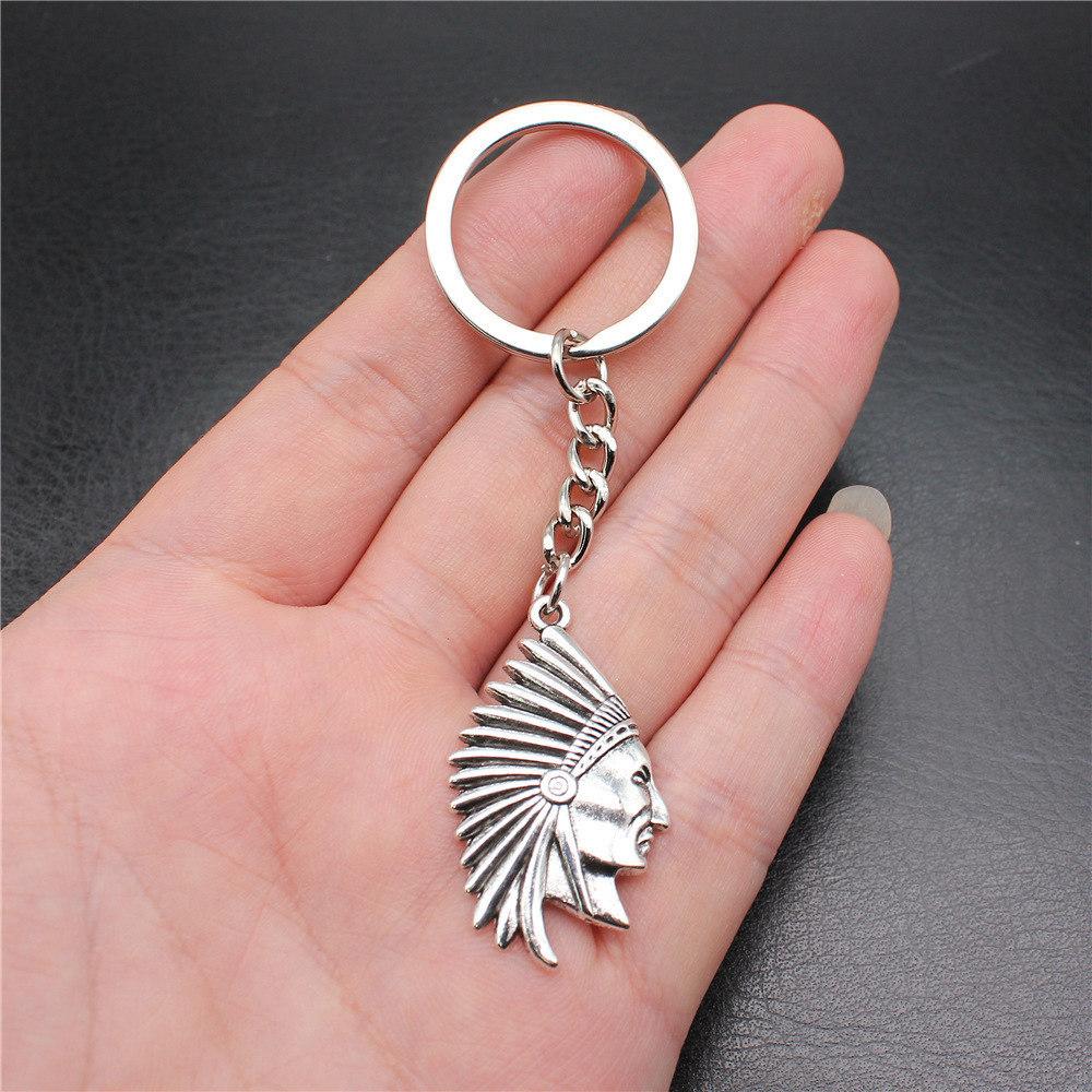 Pharaoh Chief Egyptian Amulet Keychain for Office Workers New Arrival Initial Graduation Gift Casual Accessory
