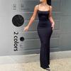 European and American Women's Clothing Spring and Summer New Sexy Style Slim Suspender Design Fishtail Dress