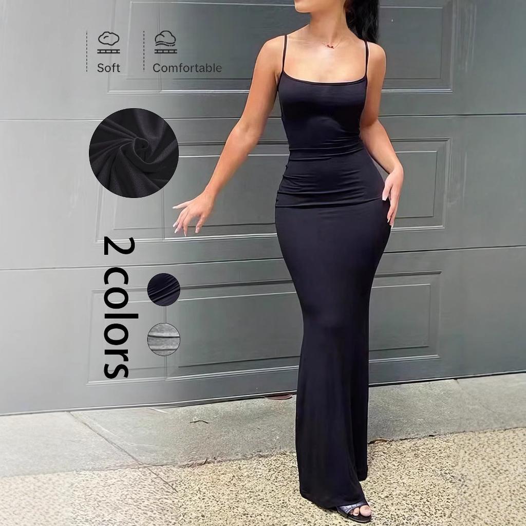 European and American Women's Clothing Spring and Summer New Sexy Style Slim Suspender Design Fishtail Dress
