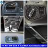 ABS Auto Air AC Outlet Vent / Glass Lift / Head Lights Frame Accessories Cover Trim For VW Golf 7 7.5 MK7 Hatchback 2014 -
