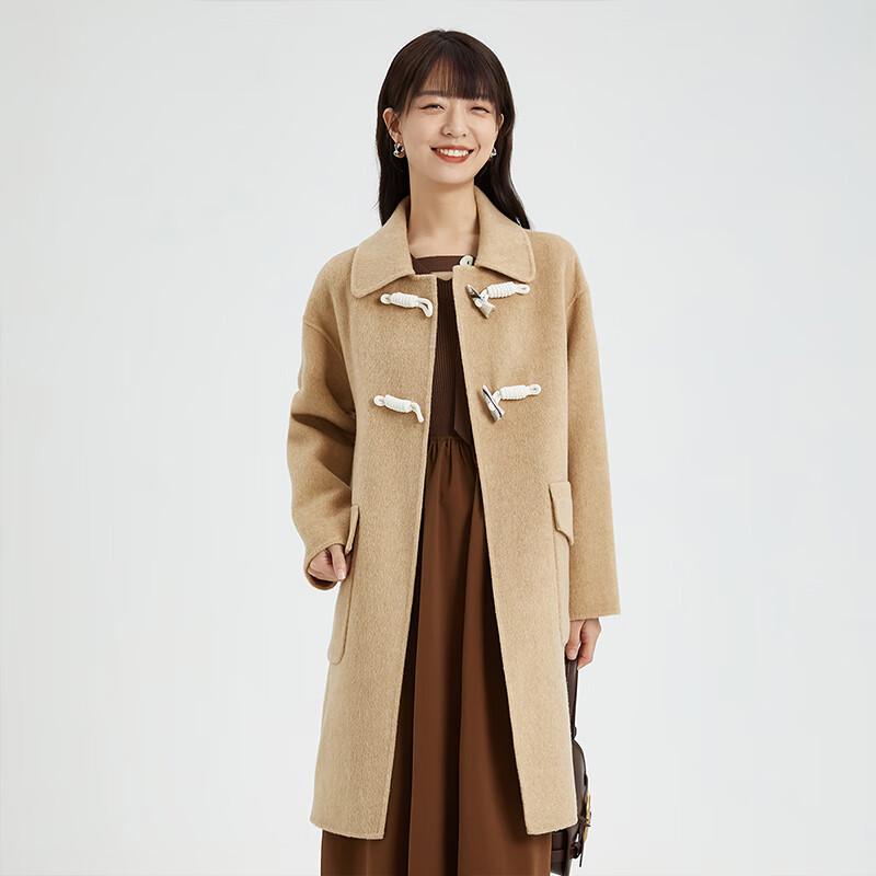 

Women s Mid-length Double-faced Wool Coat M