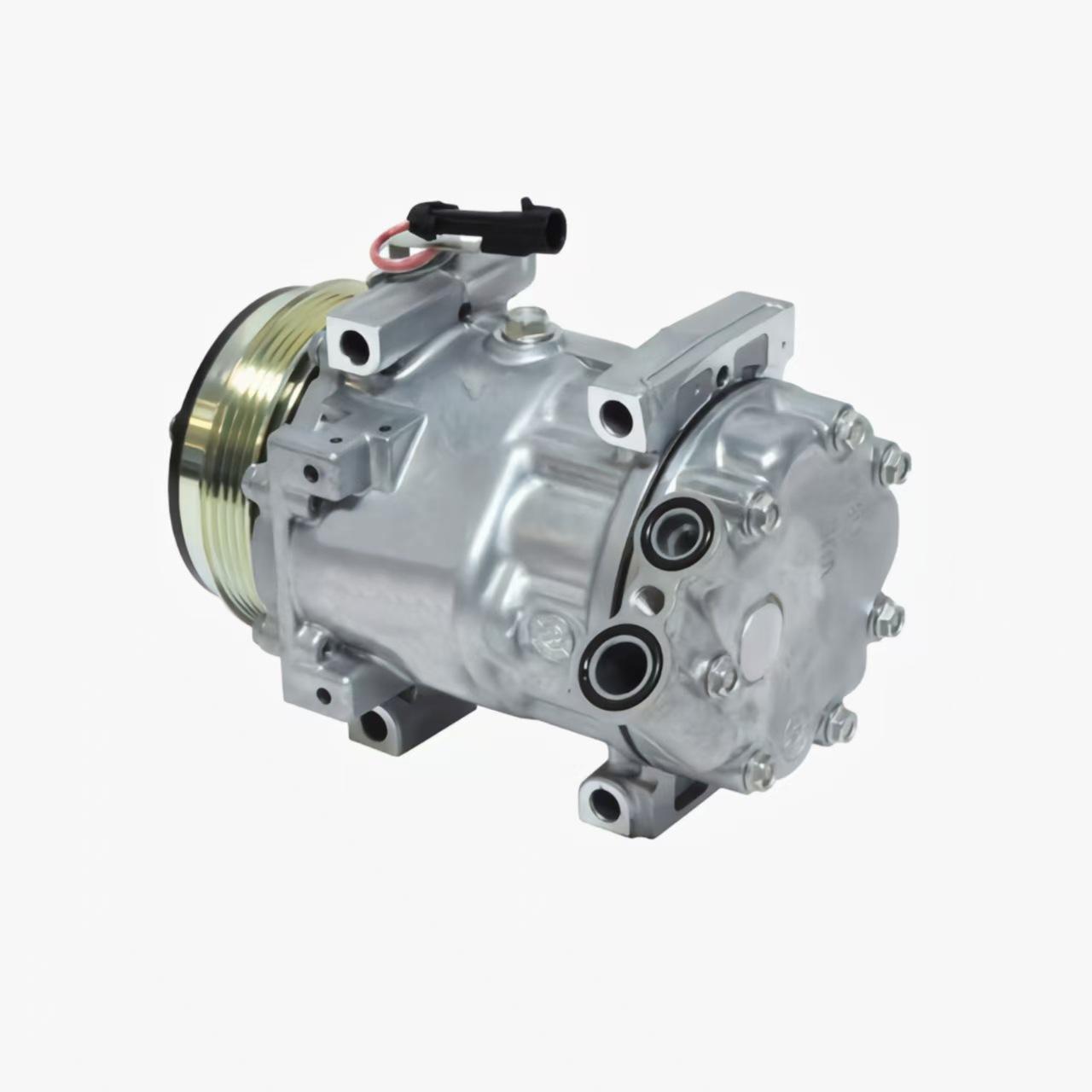 

7V16 Compressor for SANDEN Models 1822, 1822F, 504384357, 504005418 27x20x24 cm