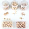 Large-Headed Wooden Decorative Pushpins for Kindergarten Projects and Display Boards