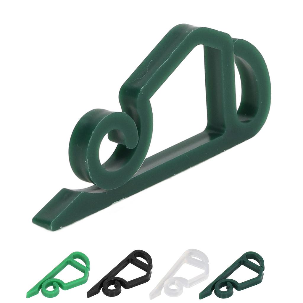 100 Stück Weihnachtslichter Rinnenklemmen Wiederverwendbare Wasserdichte Frostfeste Kunststoff Rinnenklemmen Lichterkette