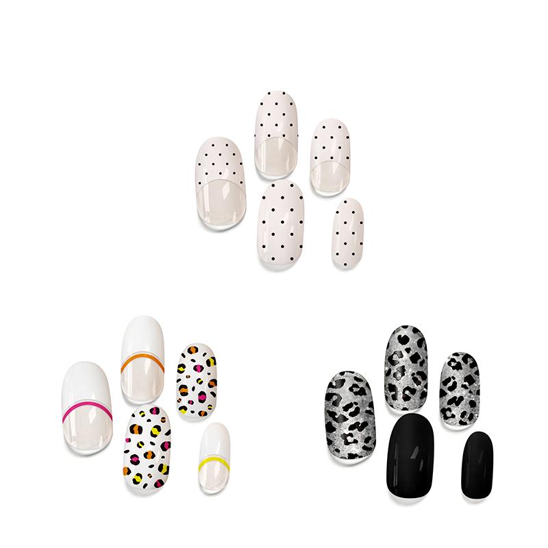 Korean Gel Nail Stickers UV Lamp | Salon Look At Home | No Glue Needed POINT VER.