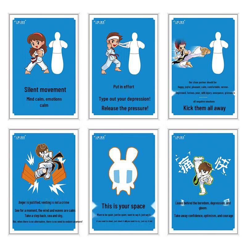 

ZX-XL608 Emotional Relief Inspirational Wall Art Set