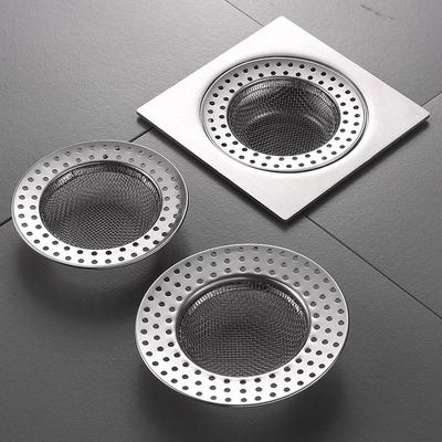 Stainless Steel Anti-Clog Floor Drain Cover for Bathroom and Shower
