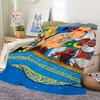 Cartoon A-Asterix And O-Obelix Blanket Soft Comfortable Nap Plush Suitable For Iiving Room Office Bedroom Birthday Home Kid Gift