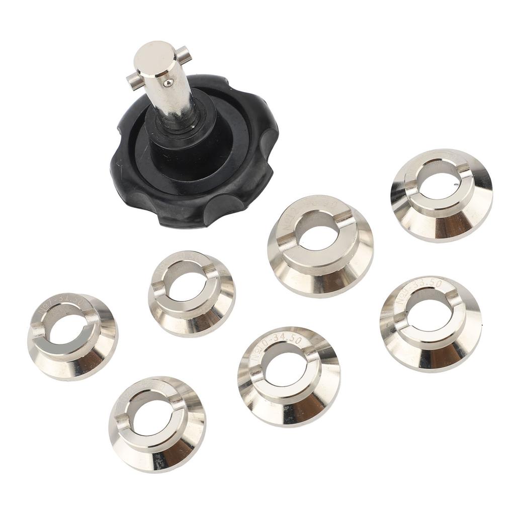 Watch Press Tool Back Repair Kit Professional Watch Press Set Back Case Closer Battery Replacement Tool with 7 Dies for