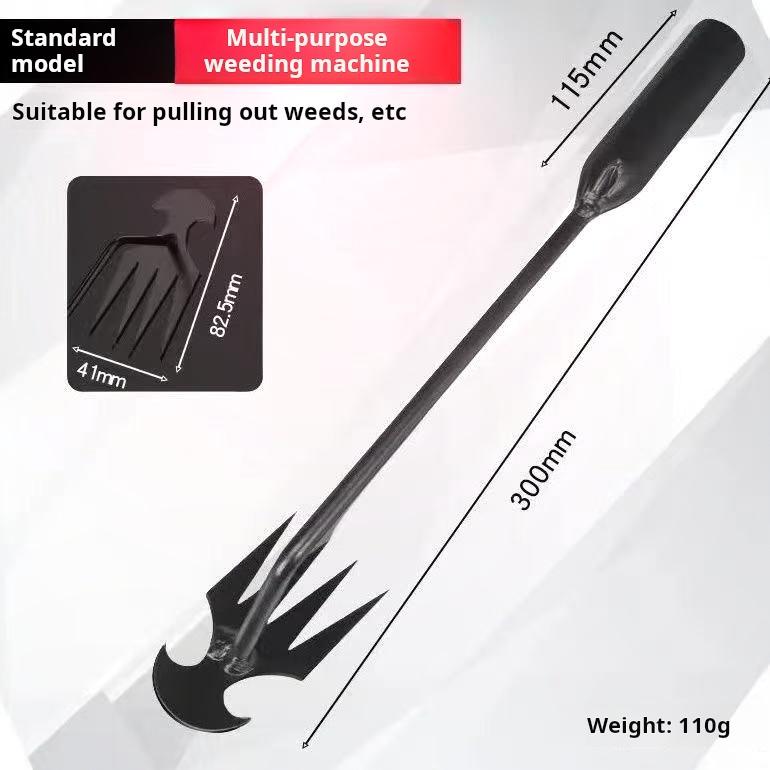 

2025 Upgrade Manganese Steel Weeder Kit with Handles 4 Teeth Multifunctional Gardening Tool for Uprooting And Weeding