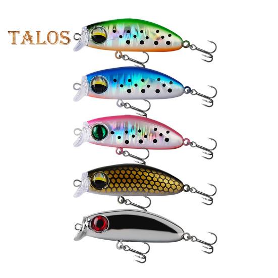 

5 шт. рыболовная приманка реалистичная свимбейт для окуня форели краппи поверхностные плавающие приманки с хвостовым бородкой тройные крючки для пресноводной рыбалки в соленой воде 5pcs