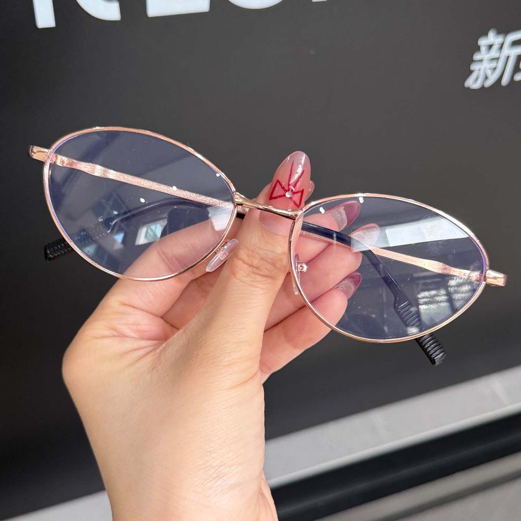 Vintage Katzenauge Silber Gold Brille Unisex Retro Mode Charme Einfache Brille Trendige Lese Outfits Brillen Damen Accessoires