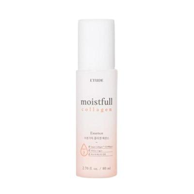 Etude Moistfull Collagen Essence 80ml – Super Collagen™ Water 513,900ppm, Lightweight Hydrating Essence for Plump & Smooth Skin