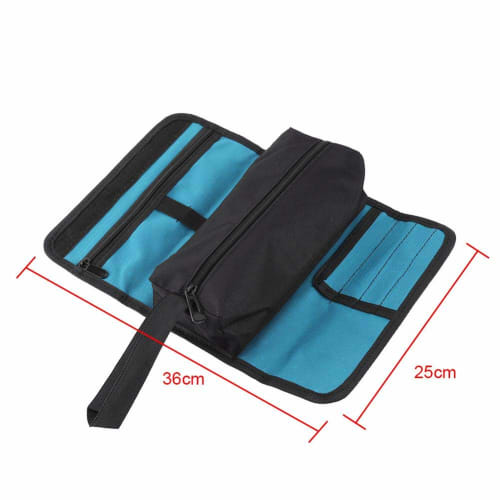 Hilitand Foldable Tool Roll, Tool Bag with Hand Strap for Professionals and Technicians