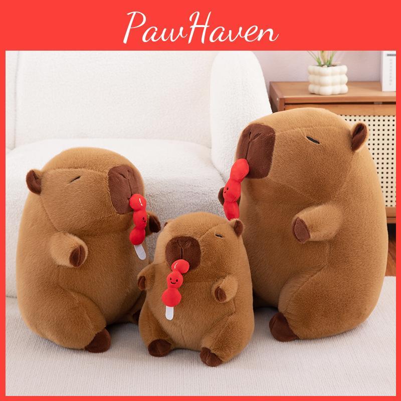 Capybara Nosepicking Cartoon Plush Doll Figure Candy Toy Room Decor Girl Gift