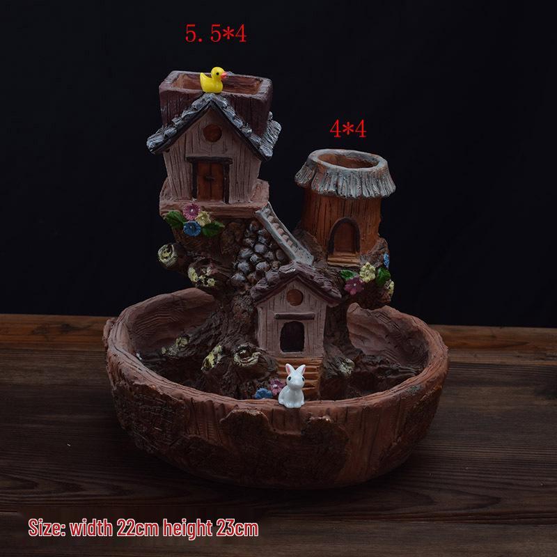 Innovative Hanging Resin Succulent Pot - Ground 001