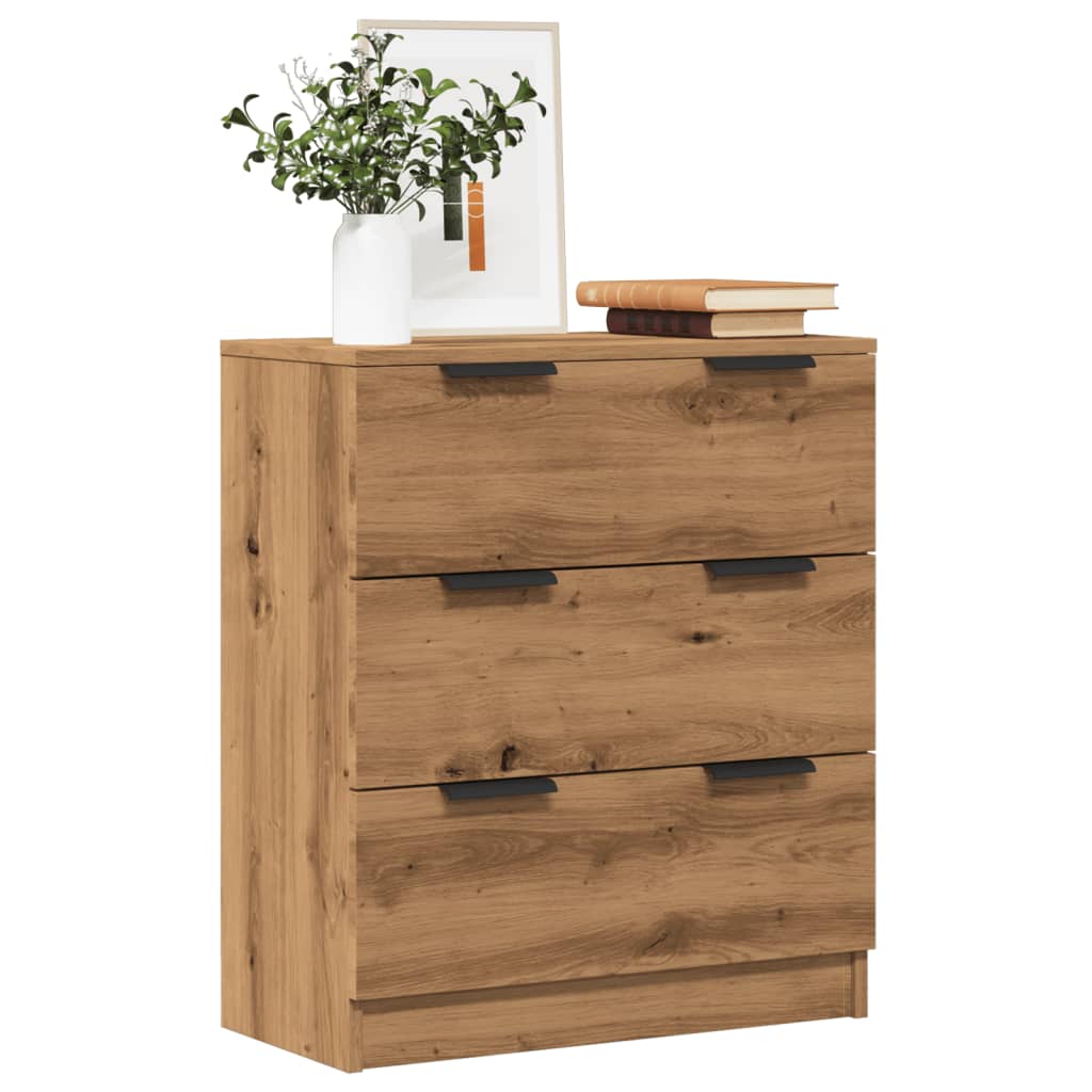 Vidaxl Kommode, Artisan Eiche, 60x30x70 cm, Holzwerkstoff