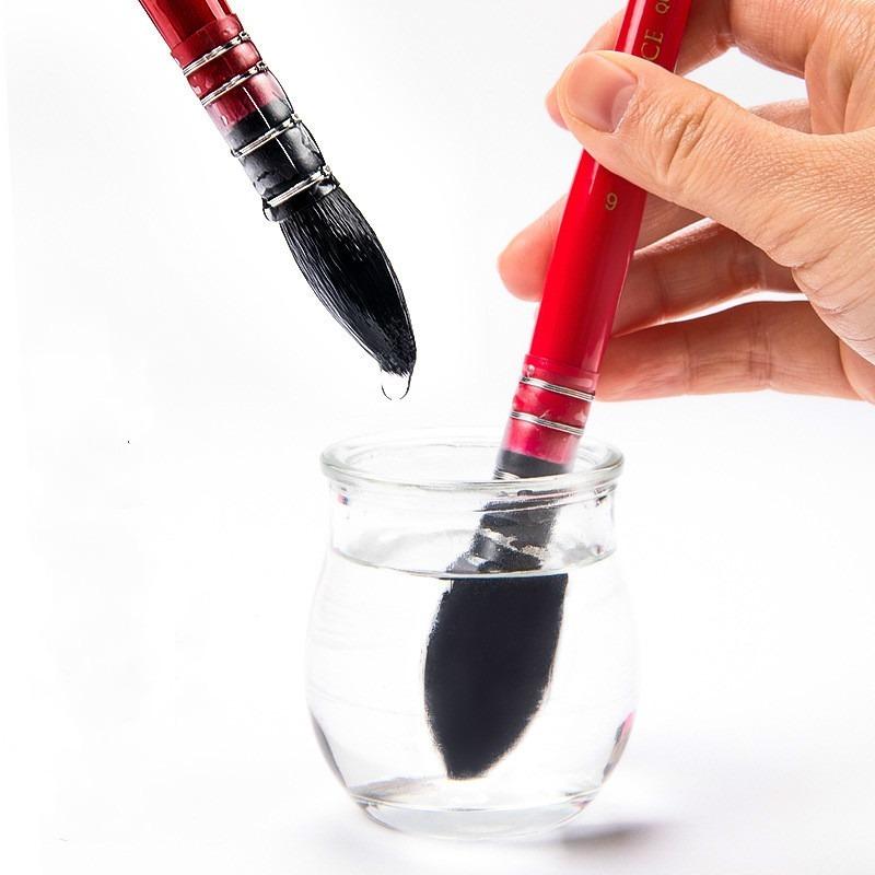 1 Pcs Squirrel Hair Artist Watercolor Brush Suitable for Watercolor Art Supplies Pointed Mop Pen