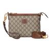 Gucci GG Supreme Detachable Adjustable Shoulder Strap Zipper Closure Messenger Bag Crossbody Bag Canvas With Leather Shoulder Bag 760021-92THG-8563