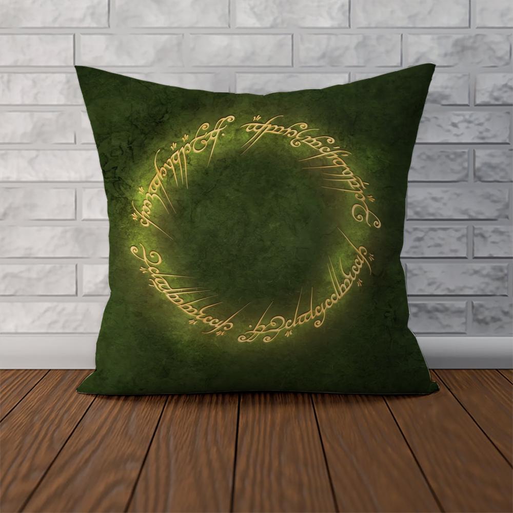 The LLord Of The Rings Pillow Case For Car Sofa Decorative Home Doublesided Print Plush Square Throw Pillow Cushion Cover