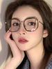 Retro Square Glasses Women Irregular Frame Anti Blue Light Computer Eyewear Fashion Female Myopia Eyeglasses