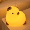 Rechargeable Silicone Night Light - Tap to Illuminate, Ideal for Bedside and Gifts