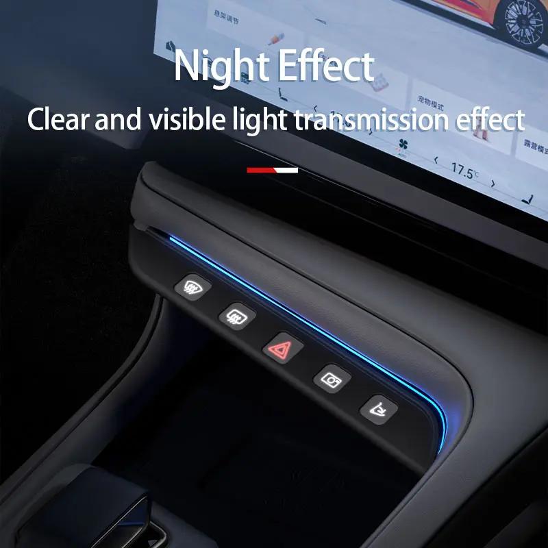 For Zeekr 001 2025 2024 2023 Central control button pad silicone pad Scratch resistant and dirt resistant Interior accessories