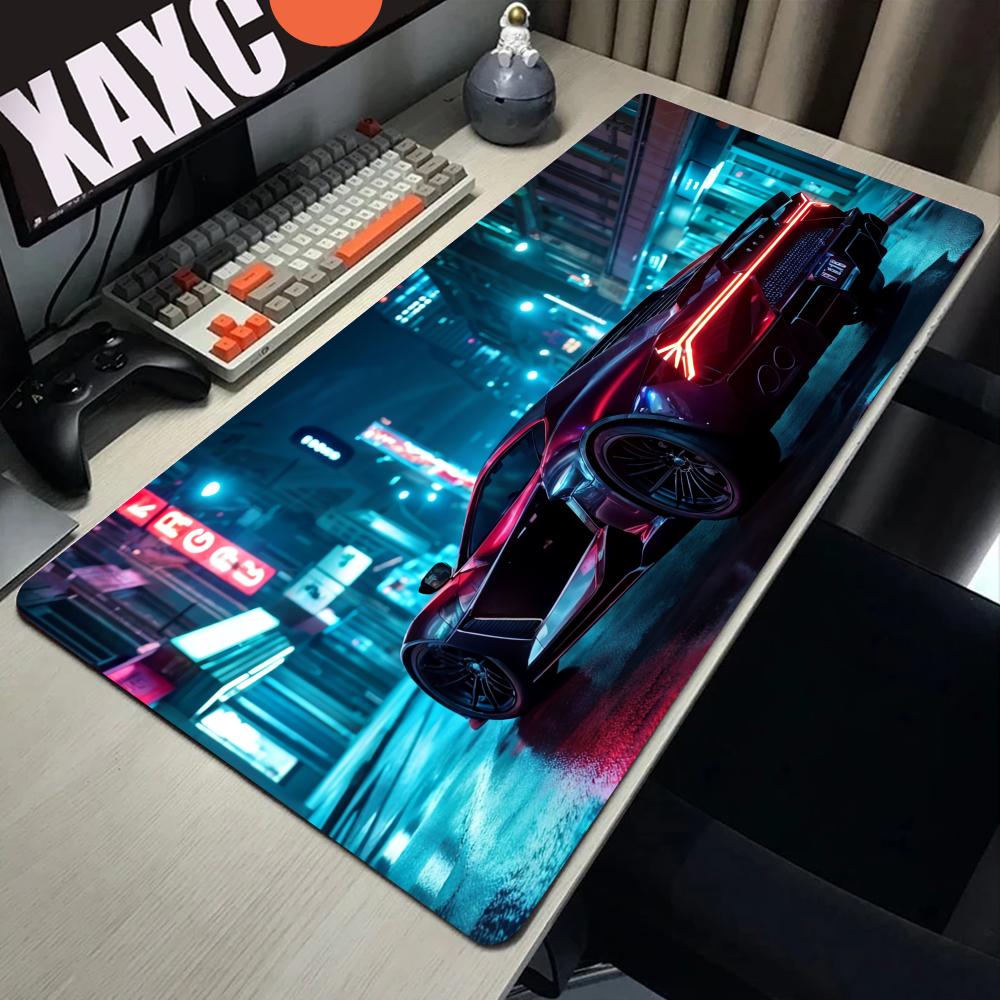 Mauspad XXL Home Computer Neue Mauspads Schreibtischunterlagen Tastaturmatte Cooles Auto Laptop Antirutsch Gamer Büro Weiches Mauspads