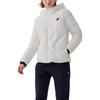 Fila Fleece Hooded Casual Long Sleeve Down Jacket Women Outerwear Standard-White F51W348919B-WT