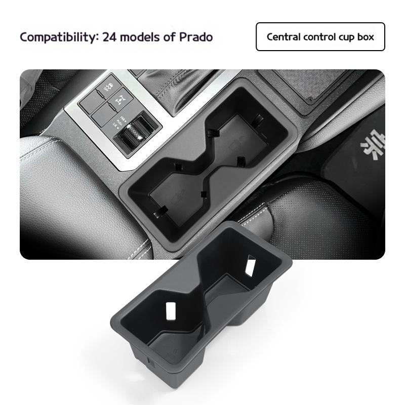 

Applicable to 24 Prado central control water cup storage box central control storage box storage land patrol LC250 storage box