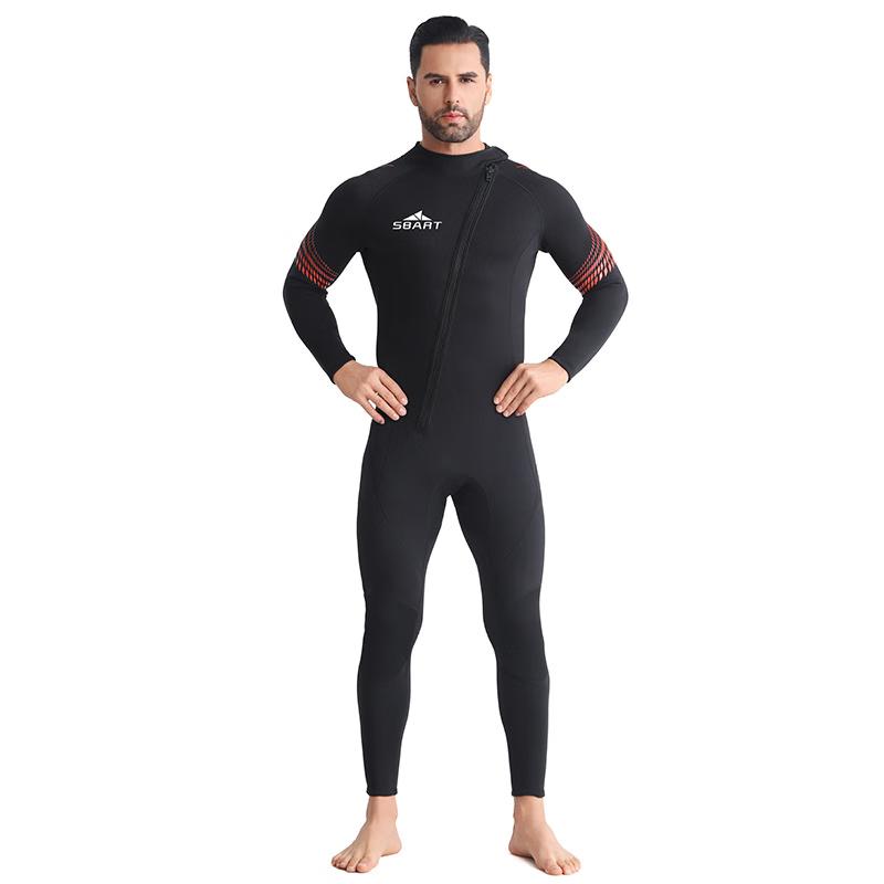 SBART 3MM Warm Long Sleeve One-Piece Wetsuit