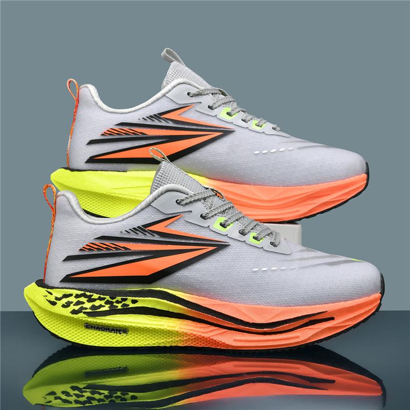 Sneaker Tennis Ventilated Running Shoes Running Sneakers Marathon Tough Outsole Footwear Sports Air Cushioned Walk Footwear Leisure Male