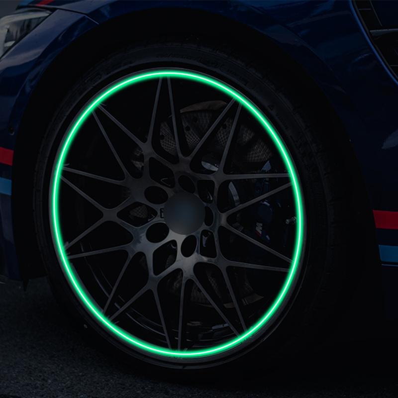 Skull Tire Luminous Valves Cap Night Glowing Tyre Nozzle Cover Universal Auto Truck Motorcycles Bike Fluorescent Valve Stem Caps