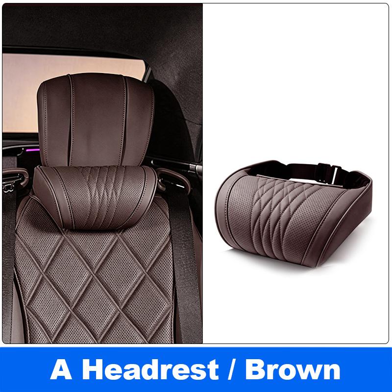 Vtear Universal Car Neck Lumbar Cushion Memory Foam Support Pillow Anti-Scratch Seat Parts Interior Modification Accessories