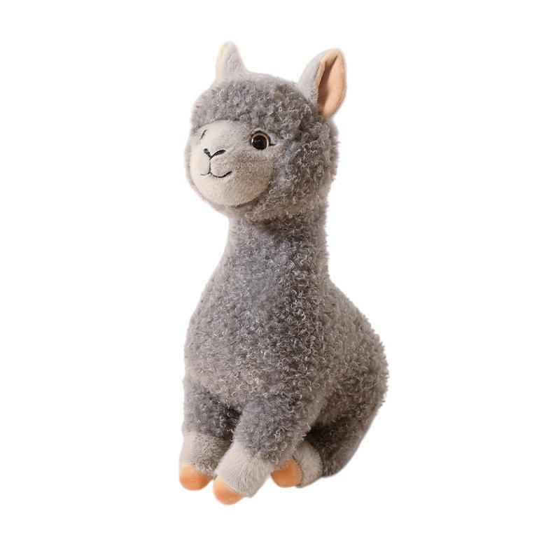 Alpaca Pluche Speelgoed Gesimuleerde Alpaca Knuffel Poppen Speelgoed Hobby's Verzameling Huisdecoratie Speelgoed Kinder Poppen Creatieve Verjaardagscadeaus 40cm