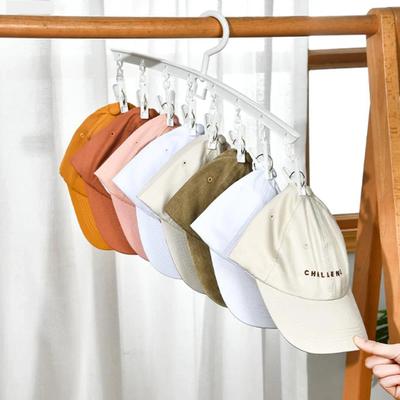 1/2/4pcs-8 Clip Hangers, Hat Leggings Storage Rack, Durable Sock Drying Rack, Suitable for Household Storage Rack