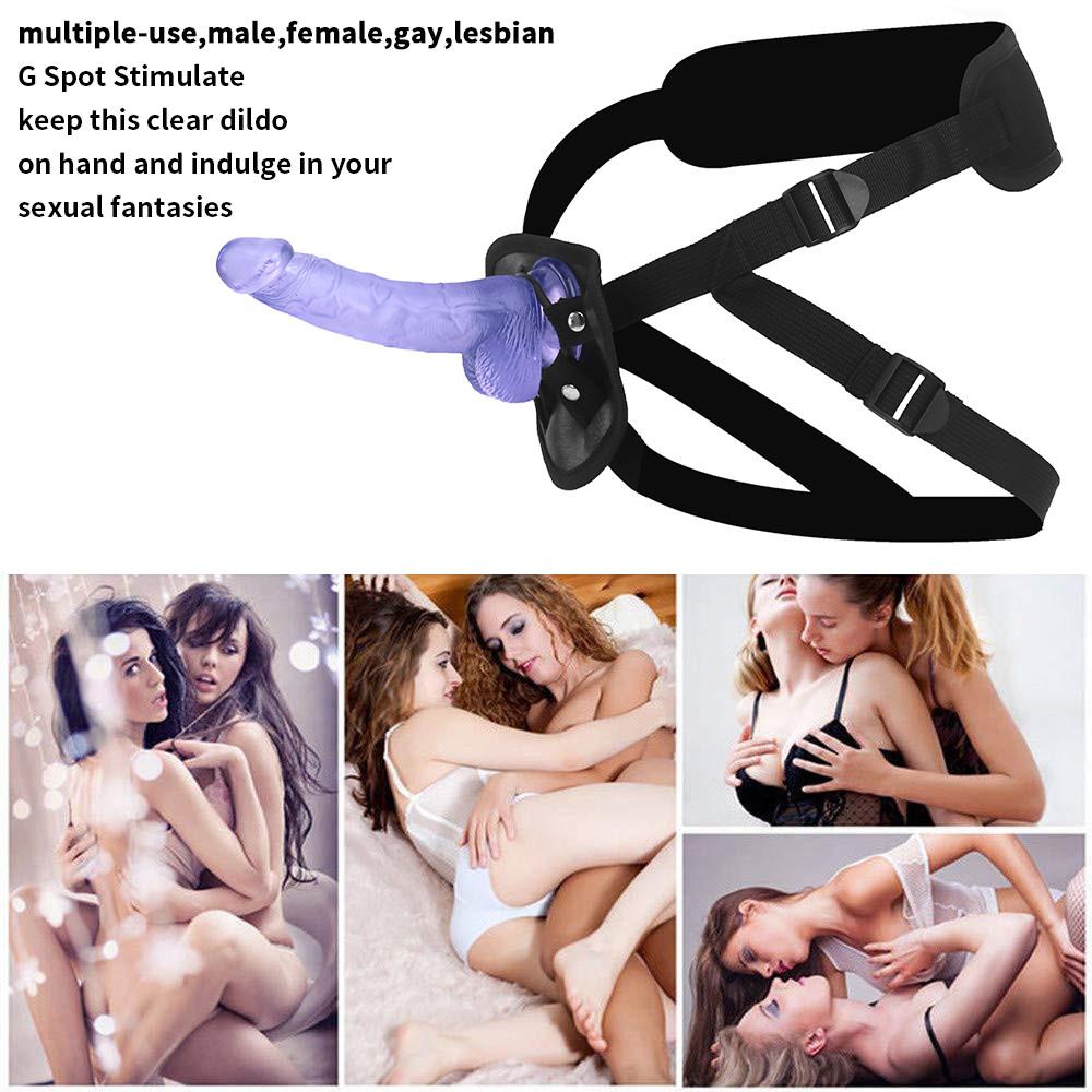Strap On Realistic Dildo RUNYU Strapon Panties Adult Game Sex Toys for Lesbian Women Couples Gay Masturbation