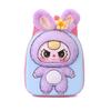 2025 Spring New Cute Cartoon Children Schoolbags Adorable Big Ears Plush Doll Kid's Backpack Ultra Light Kindergarten 3-6 Years Old Baby Girl Book Bag