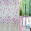 2 Stück/Paar Schickes Zimmer Blumenmuster Voile Fenstervorhang Transparenter Voile Panel Vorhänge Vorhang