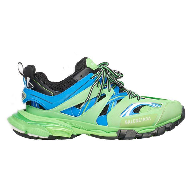 Balenciaga Track Trainers Green Blue 542023W1GB84078