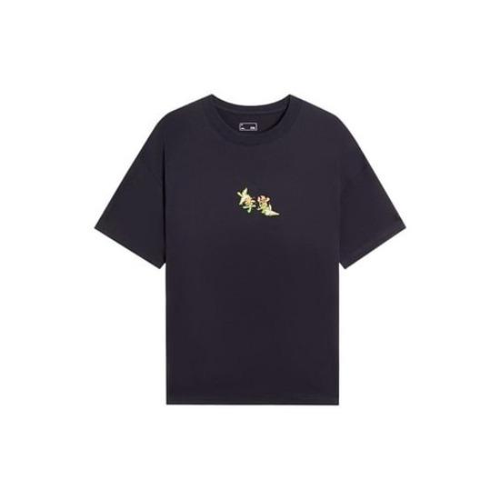 Li Ning LiNing Sports Trend Series T-Shirt Unisex Black AHSS755-3
