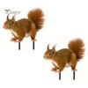 Realistic Squirrel Lawn Figurine Garden Stake, 2D Flat Acrylic Yard Art for Cute Ornament Outdoor Patio Pathway Decoration Stakes
