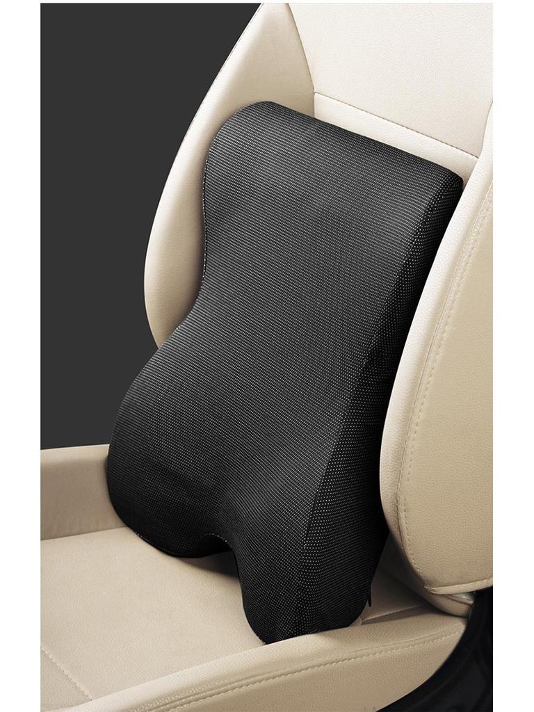 Scaun Auto All-Season și Perna de Suport Lombar cu Spumă cu Memorie pentru Ameliorarea Presiunii pe Coccis