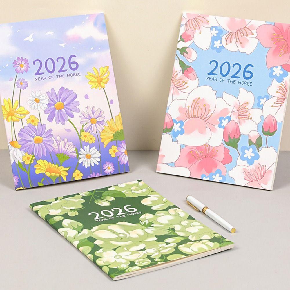 Learning Plan Planner Notebook A4 A5 Agenda Planner Portable 2026 Schedules Notebook  Office