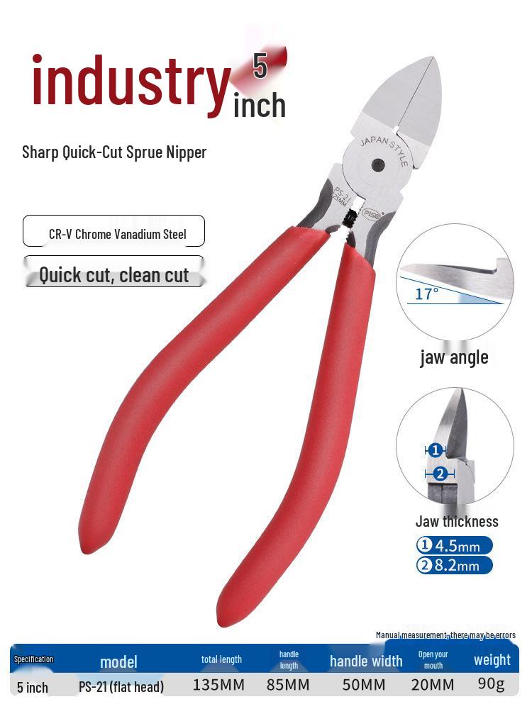 High Hardness Chrome Vanadium Alloy Steel Pliers: Water Mouth, Cutting, Wire, Side, Diagonal Cutters for Industrial Use.