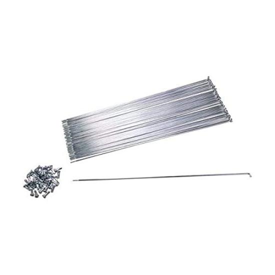 Shikishima Spokes 300mm 36 pieces Stainless steel with nipples #14