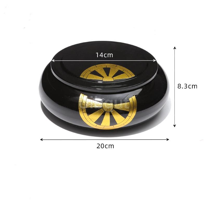 Japanese Sushi Bucket Sashimi Seafood Dish Cuisine Fruit Food Tray Salmon Ice Plate Round Box with Lid Lunch Box Dim Sum Box